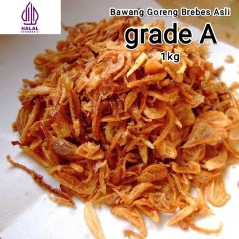 

Bawang Goreng Brebes Super Grade A Murni 1kg