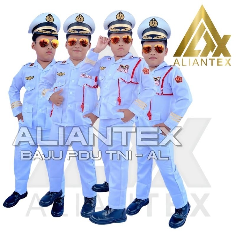 ALIANTEX - PDU TNI AL Anak Laki-laki ( Tangan Panjang )