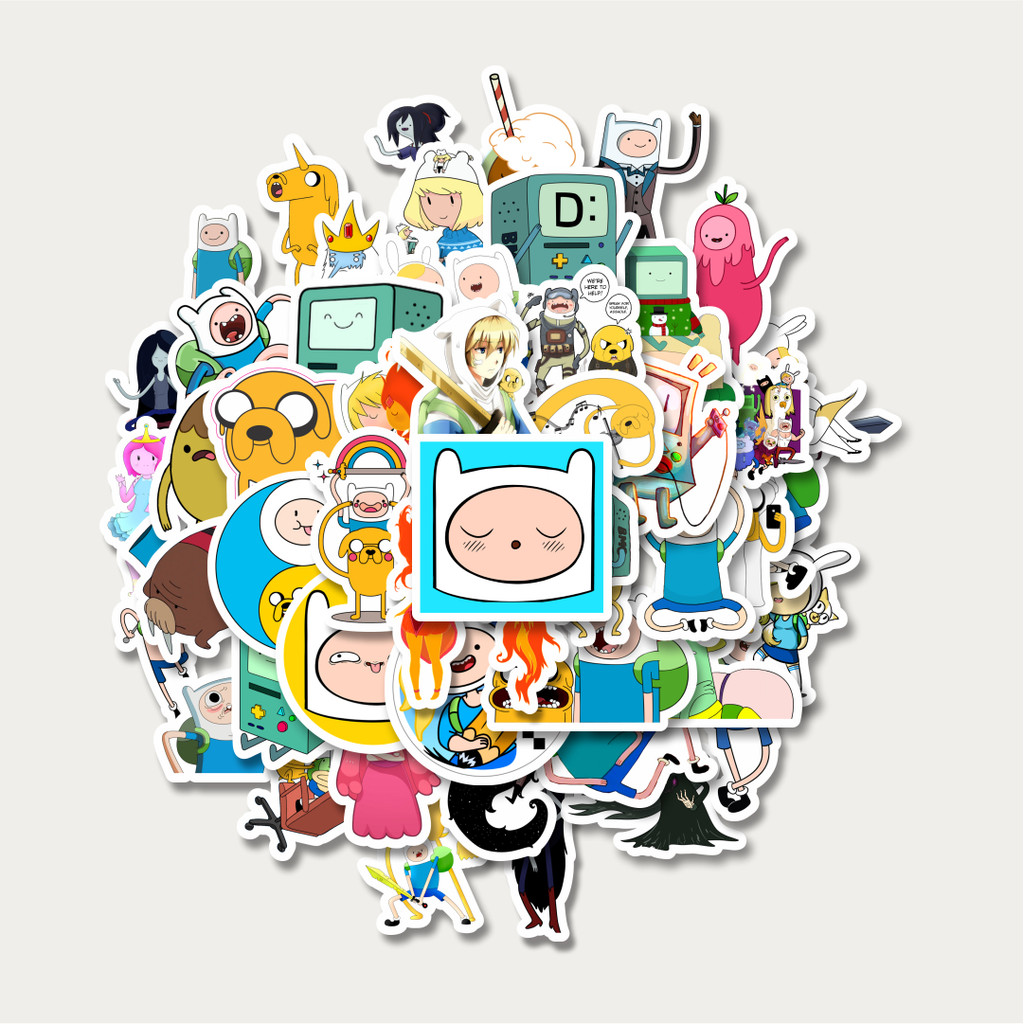 

Sticker Pack Stiker Kartun Series Adventure Time Character Mix 6 | Sticker TUMBLR | Stiker LAPTOP KOPER HELM