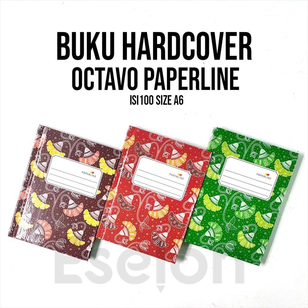 

♚Buku Tulis Hardcover Octavo A6 Paperline 100lbr/Octavo A6 100lb♚