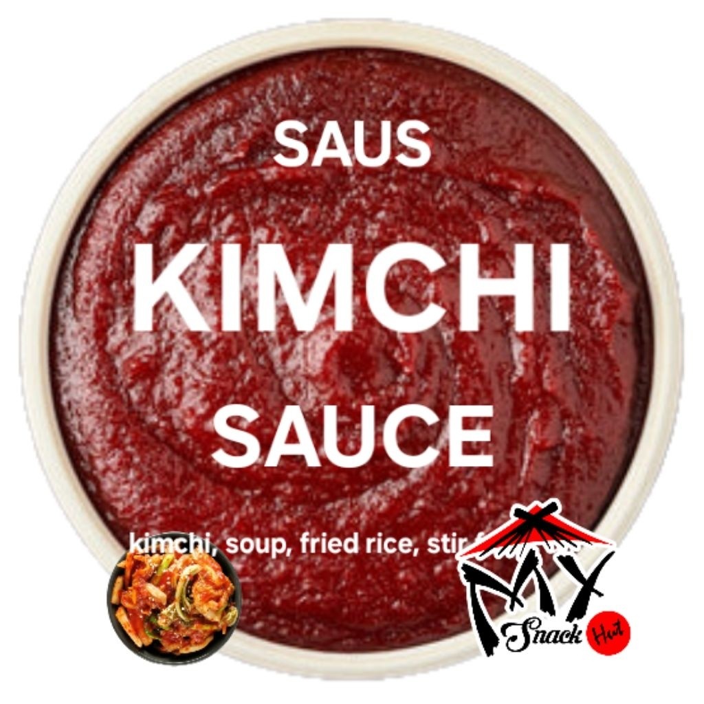 KIMCHI SAUCE 50GR SAUS SAOS SAWI PUTIH LOBAK SAYURAN VEGETABLE KOREAN RED KIMCI ALA KOREA HALAL