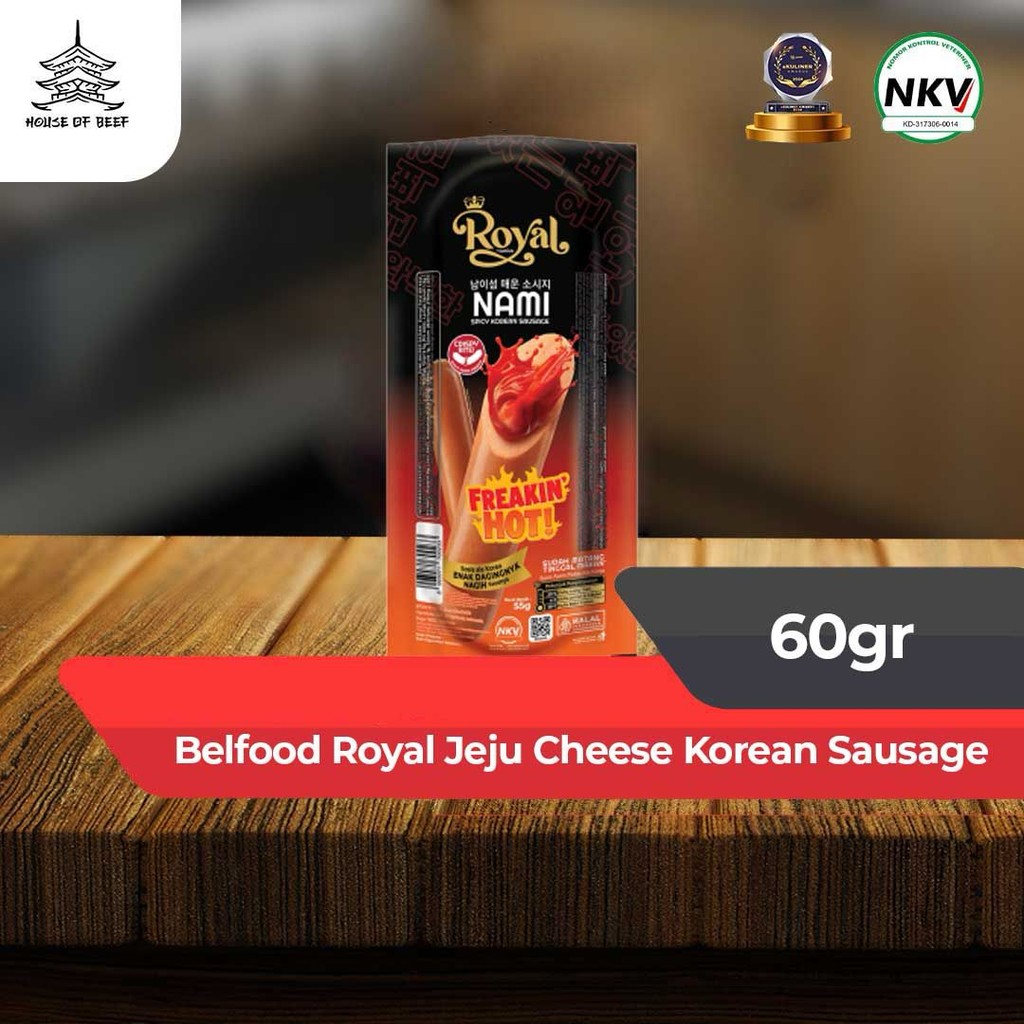 

Belfood Royal Nami Spicy Korean Sausage 60gr 1pcs