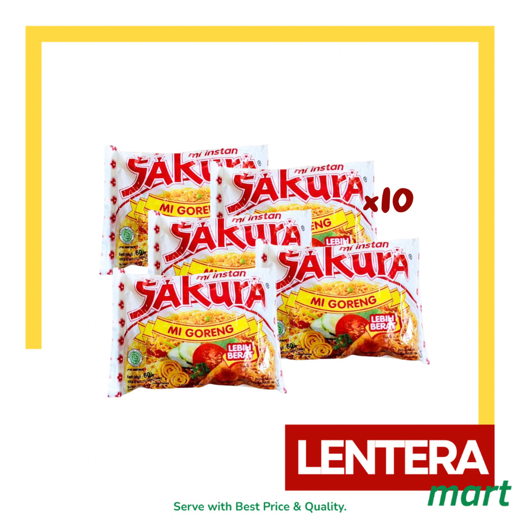 

[10 PCS LEBIH HEMAT] Mie Sakura Mie Jadul Goreng LenteraMart