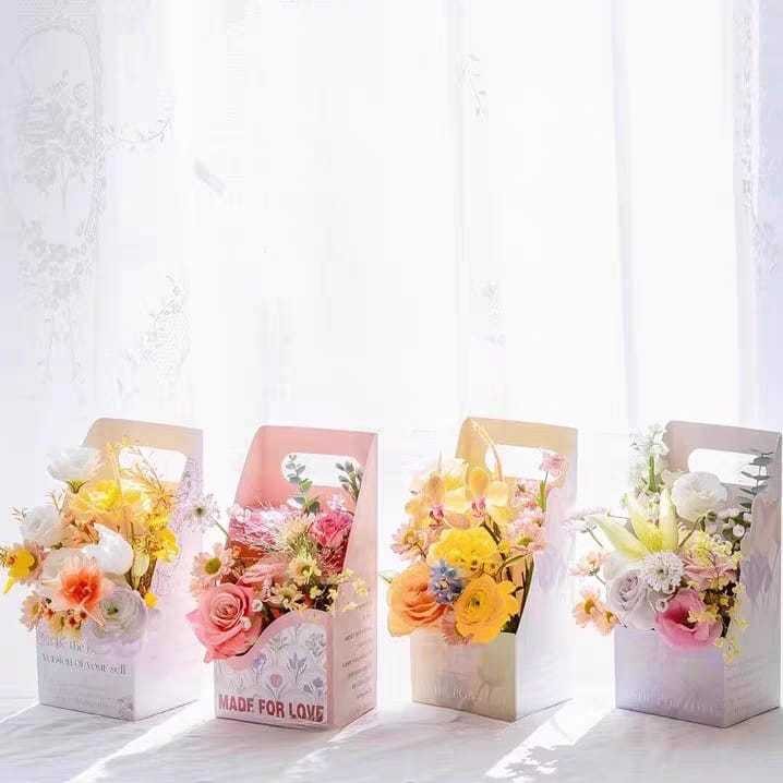 

kireipaper - Creative Bouquet DIY Made For Love Bucket / Kreatif Buket Kotak Flower Box
