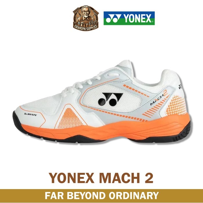 Sepatu Badminton Yonex Mach 2 Original Sepatu Olahraga Bulutangkis Pria Wanita Anak Junior
