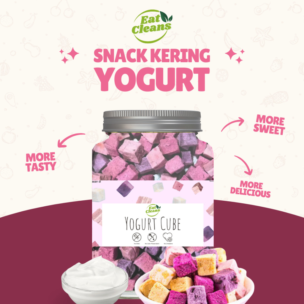 

Freeze Dried Crispy Yogurt Fruits Mix Flavor - Snacks Yoghurt Kering Beku - Camilan Snack Sehat Yoghurt Beku