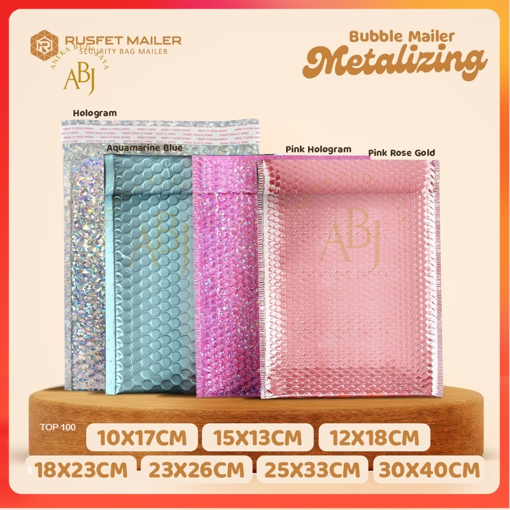 

Amplop Bubble Murah | Bubble Mailer Premium | PolyBubble Murah Motif Pink Rose Gold -