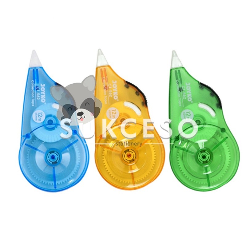 

Joyko Correction Tape CT-562 12M x 5mm / Tip-Ex Pita Kertas Murah Berkualitas
