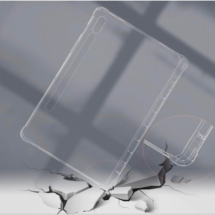 Clear Soft Case Tab S7 Tab S7+ Tab S7 FE with Slot Pencil Holder - Tab S7