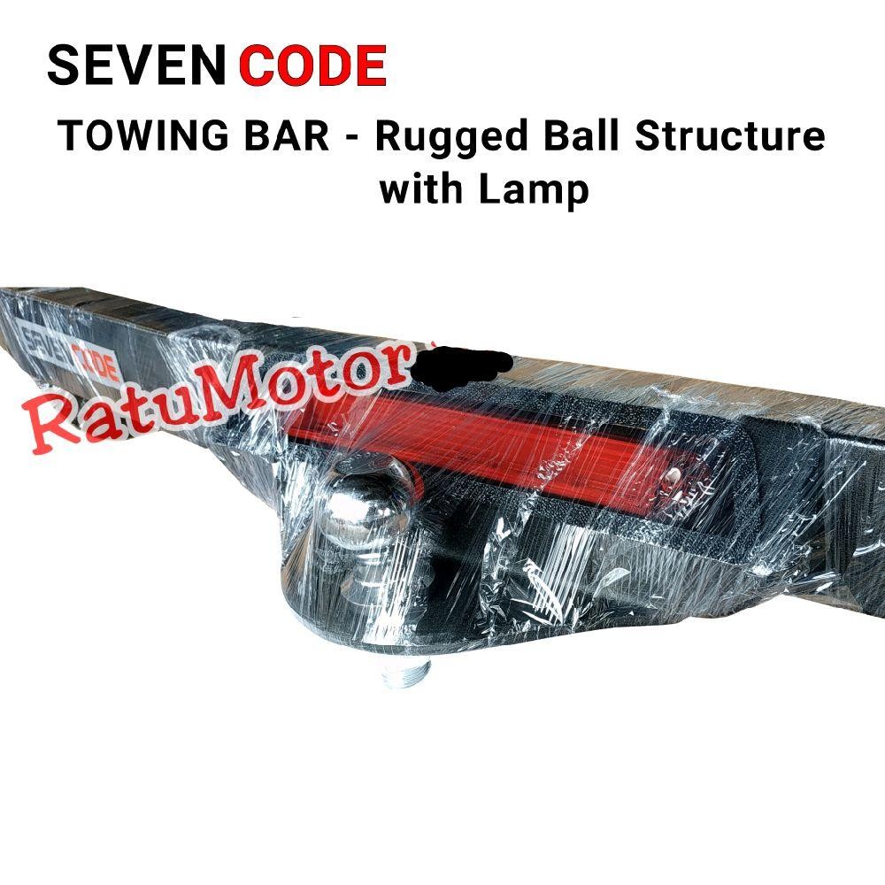 SEVENCODE Towing Bar 8mm + Lamp Suzuki XL7 2020 / XL-7 Rear Bumper Guard