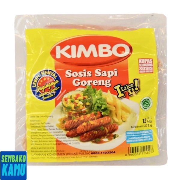 

Kimbo Sosis Sapi Goreng 12 pcs