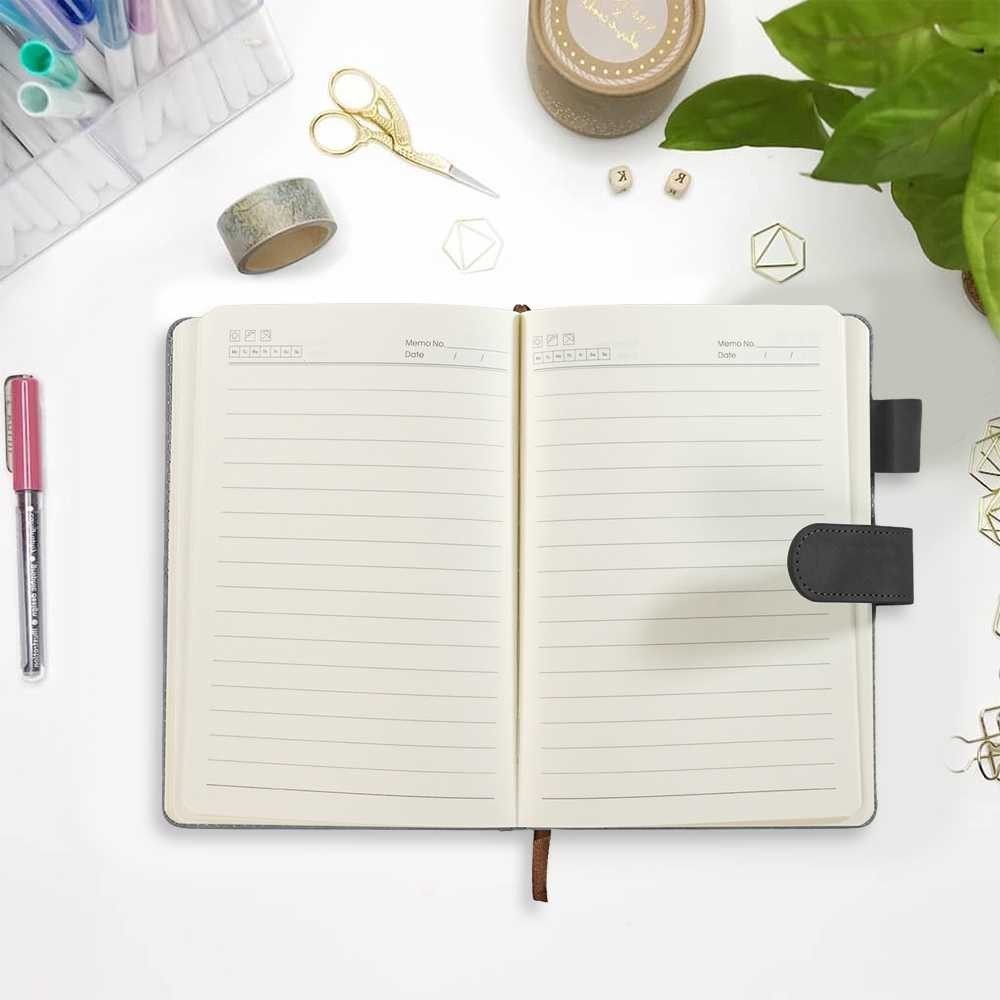 

SKSSSTR Toddi Buku Jurnal Hardcover Notebook Diary 68GSM 360 Halaman Grid - TL5