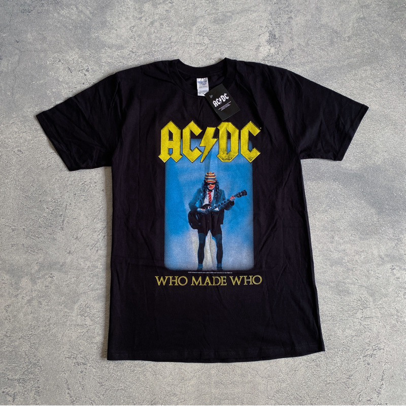 T-Shirt ACDC - Who Made Who Bahan Cotton Combed 24s