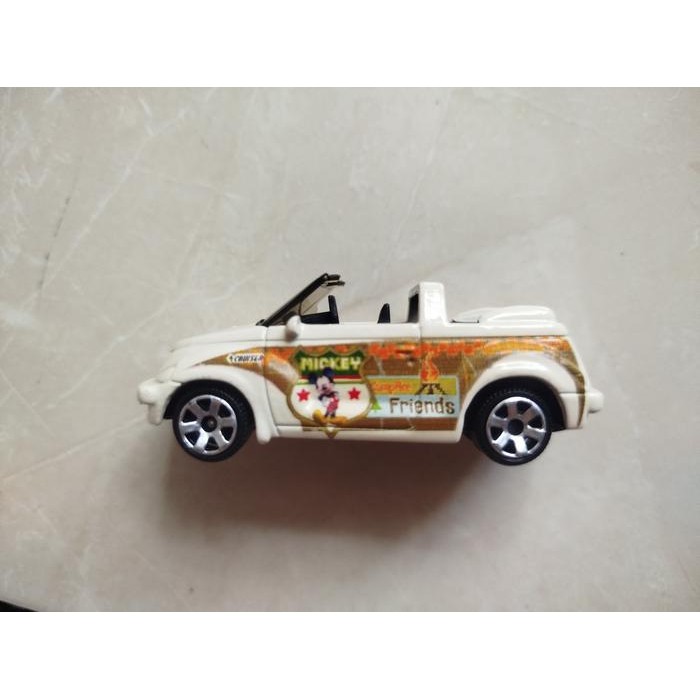 TOY DIECAST MATCHBOX LOOSE - CHRYSLER PT CRUISER CONVERTIBLE   WHITE PEARL VARIANT VERY RARE