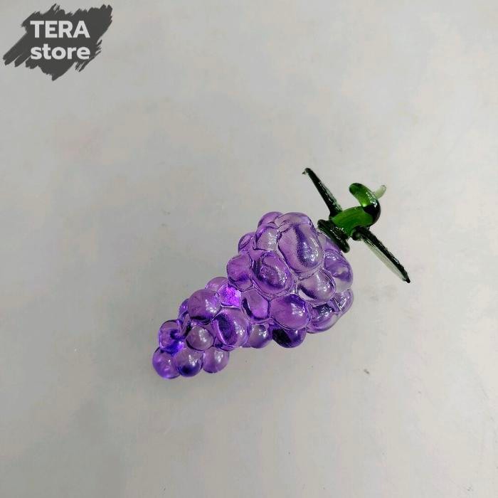 hiasan buah anggur kristal fengshui