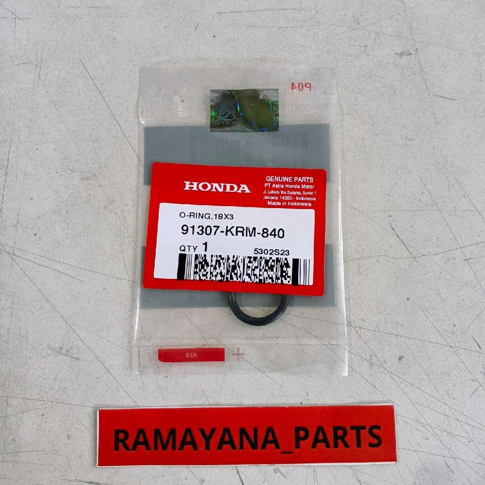 O-Ring 18 X 3 Oring Tutup Oli Mesin 91307KRM840