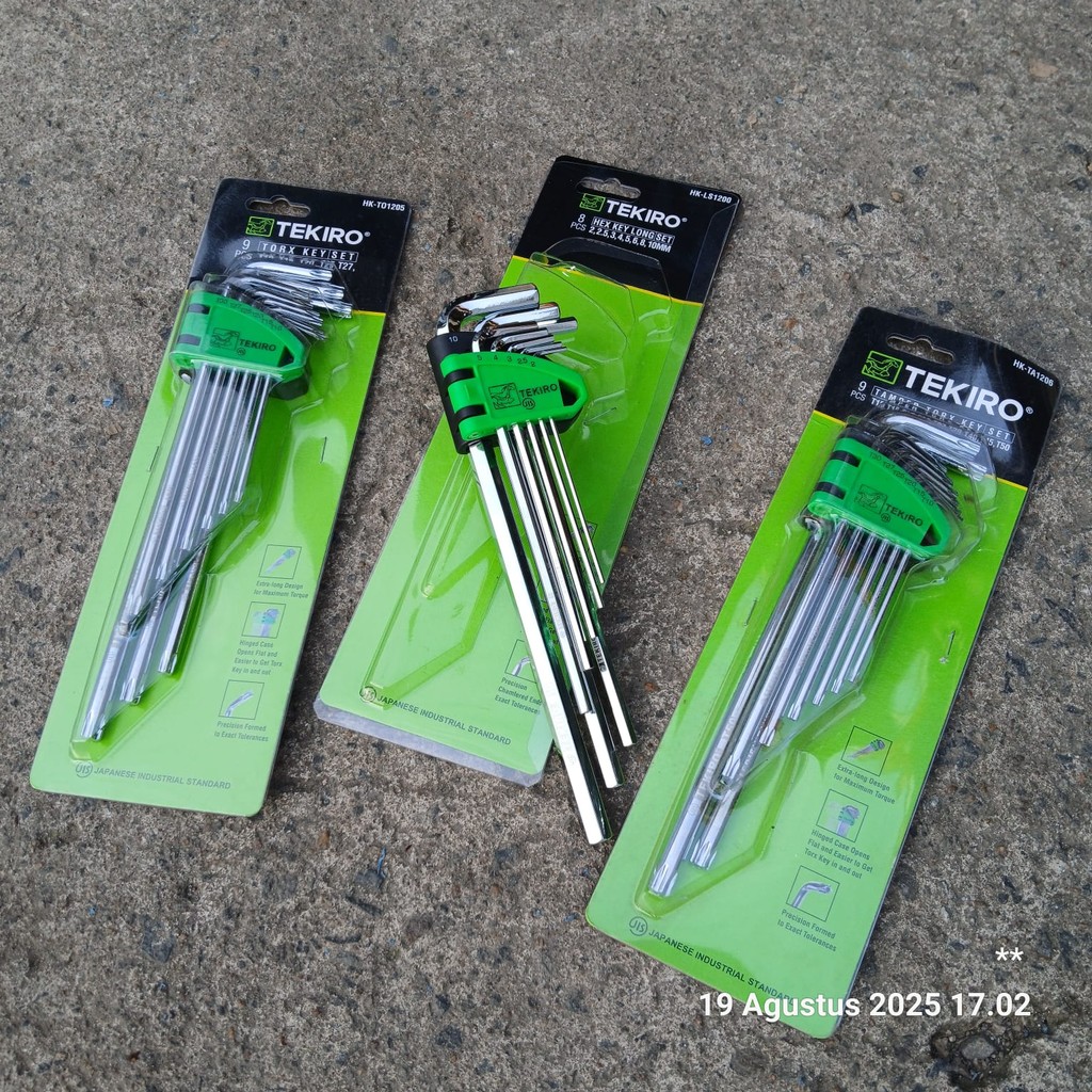 Kunci L Set 8 pcs Tekiro Set Key Panjang