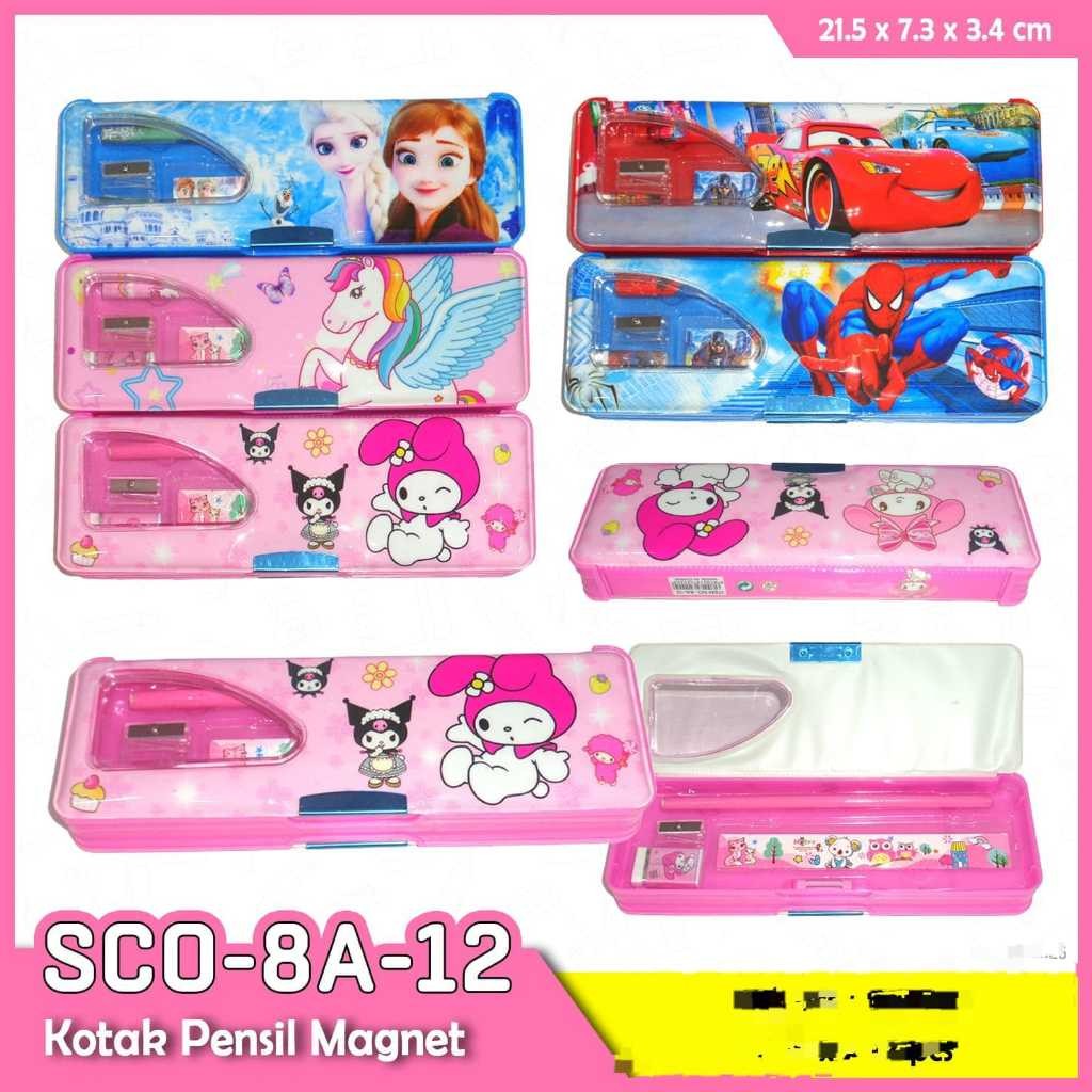 

kotak pensil Magnet ada ISI PENCIL CASE SANRIO MELODY CINNAMOROLL