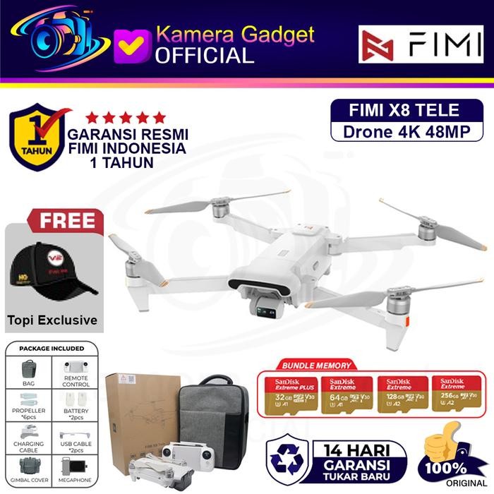 FIMI X8 TELE / TELE MAX Drone 4K Camera 48MP 3-Axis Gimbal 10km with Megaphone - Drone Fimi X8 Mini 