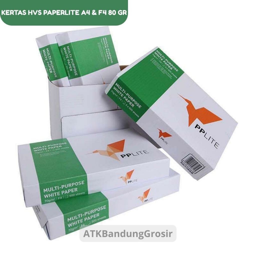 

KERTAS HVS Paperlite / A4 & F4 75 Gram ( 1 RIM ) FOLIO PPLITE / KERTAS HVS A4 & F4 1 RIM - SHABQ