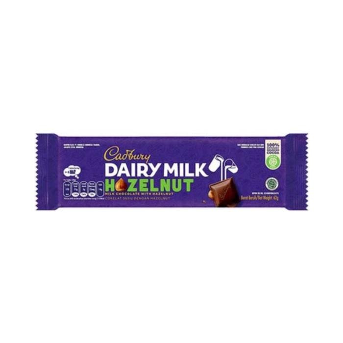 

Cadbury Dairy Milk Hazelnut Coklat Kacang Hazel 62gr