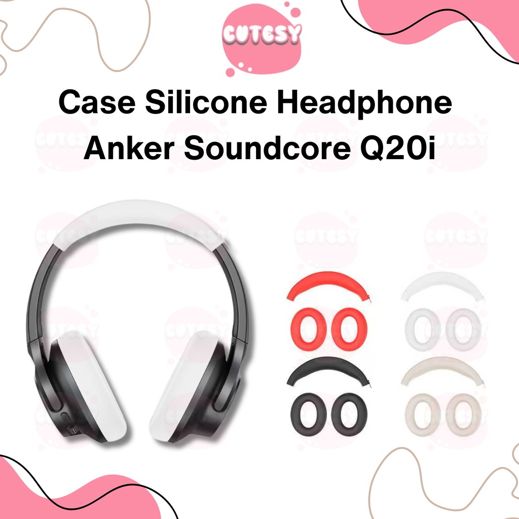 Case Anker Soundcore Q20i Hybrid ANC Bluetooth Headphone Bass Bagus Casing Anker Soundcore Q20i