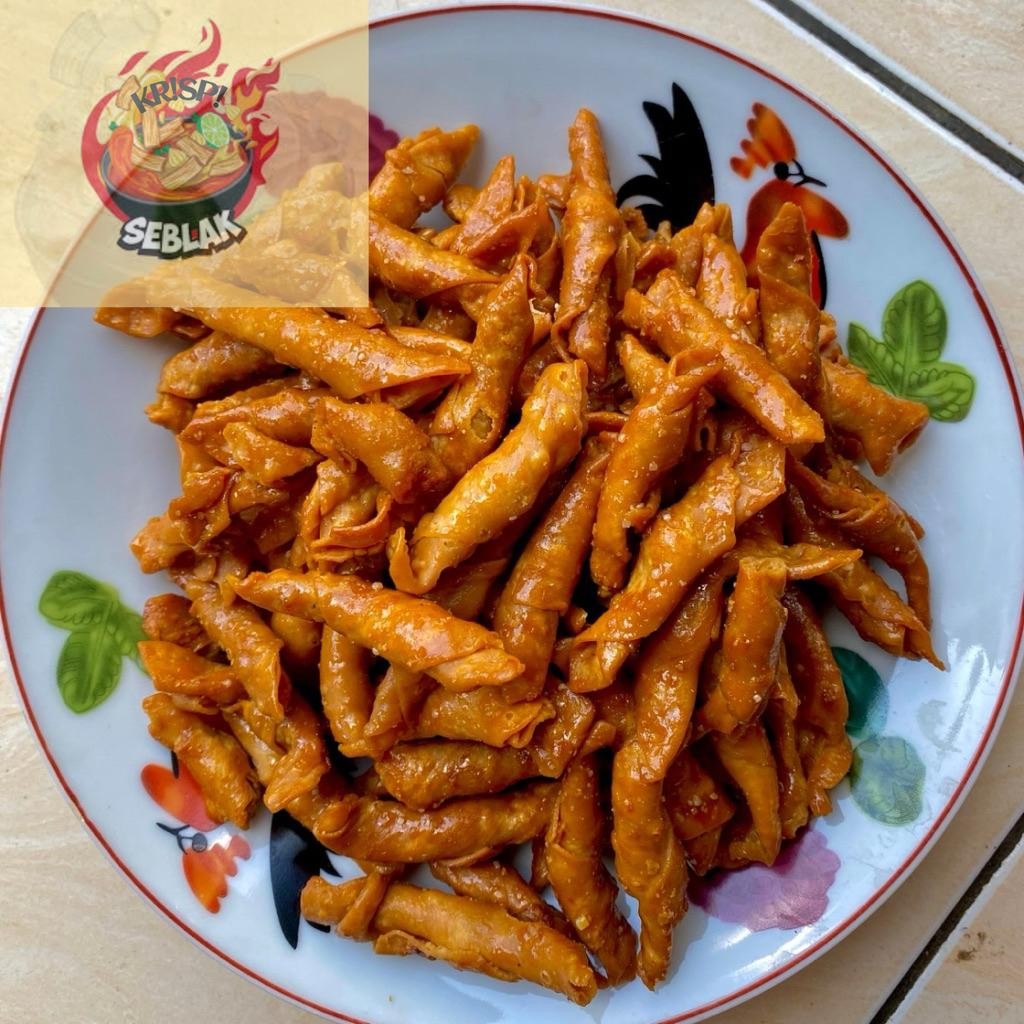 

Seblak krispi Kacang Umpet Manis Renyah Cemilan Keluarga 250 gram