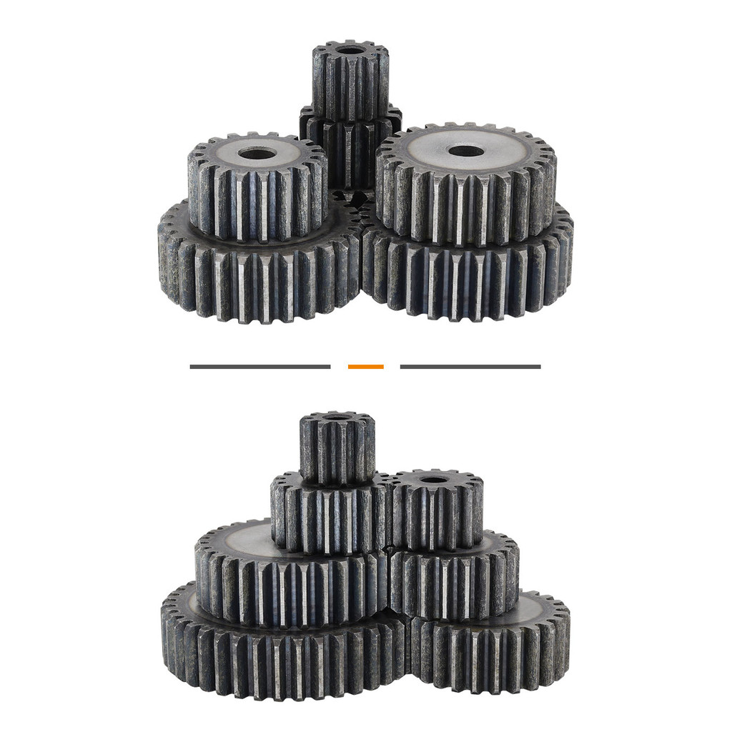 Cylindrical Gear 2M-94/95/96/100/105/110/120/127T SC45# Carbon Steel Spur Gear Total Height 20mm Hig