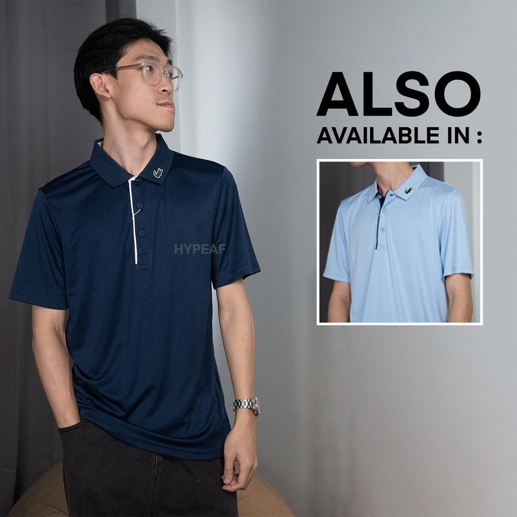 LACOSTE UV Protect Golf Regular Fit Polo Shirt Authentic / Kaos Polo LACOSTE Original