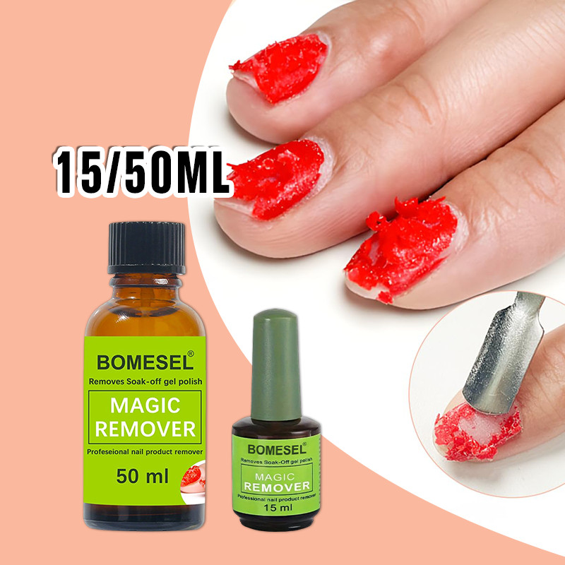 15ML 50ML Remover Nail Art Glue Gel / Nail Art Bersih / Nail Gel Penghapus Remover