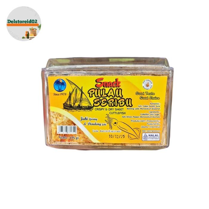 

Snack pulau seribu juhi garing dan dendeng juhi 175 gram