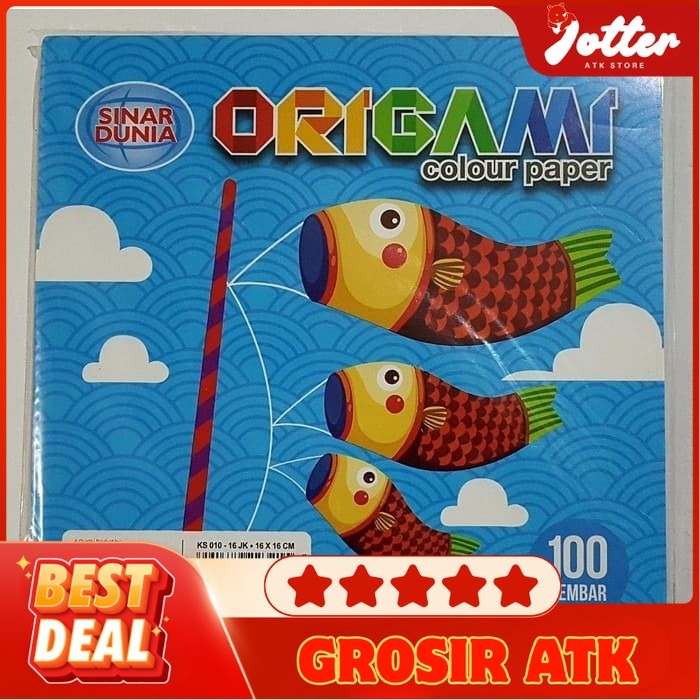 

KERTAS ORIGAMI 16X16 ISI 100/ISI 25 SINAR DUNIA -