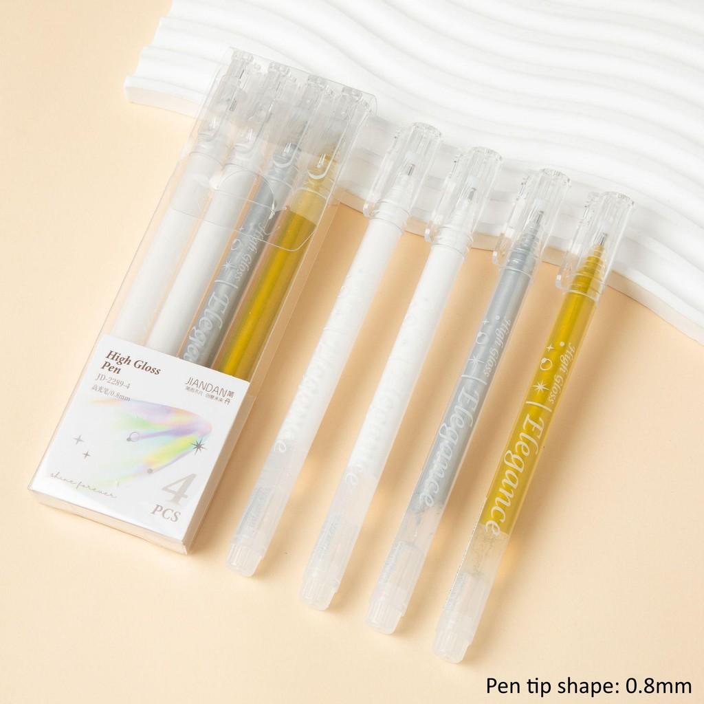 

[LOGU] Colourful Gel Pen, Pena Gel Warna Warni, Highlight Pen