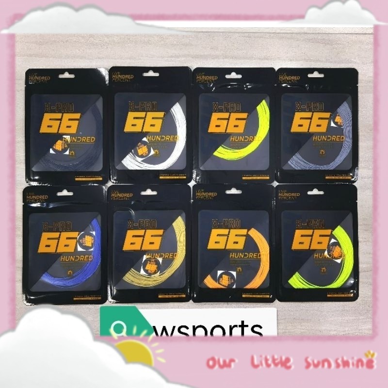 Senar Badminton Hundred HNDRD 66X PRO 66 X Pro  Original