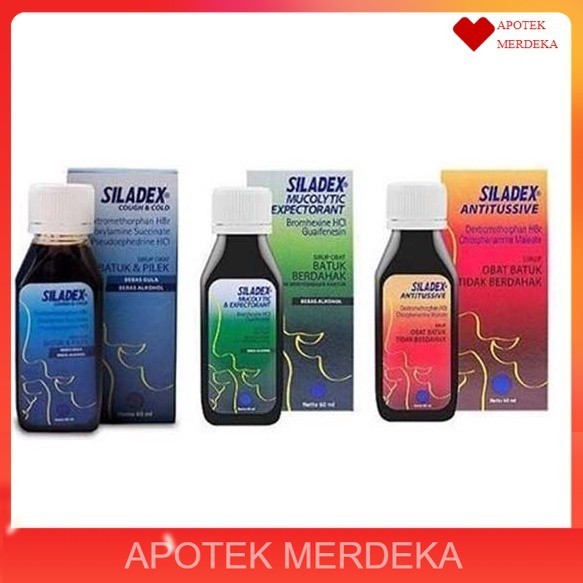 

Siladex Sirup 100ml / Obat Batuk Berdahak Pilek SILADEX Sirup 100 ML