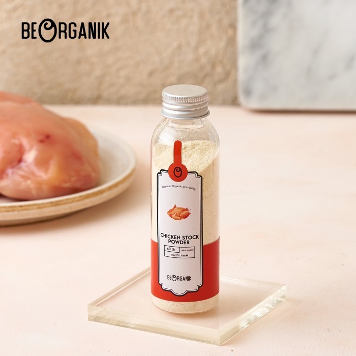 

HEMAT! Beorganik Chicken Stock Powder (NON MSG) / Kaldu Ayam Bubuk - SLIM 60gr