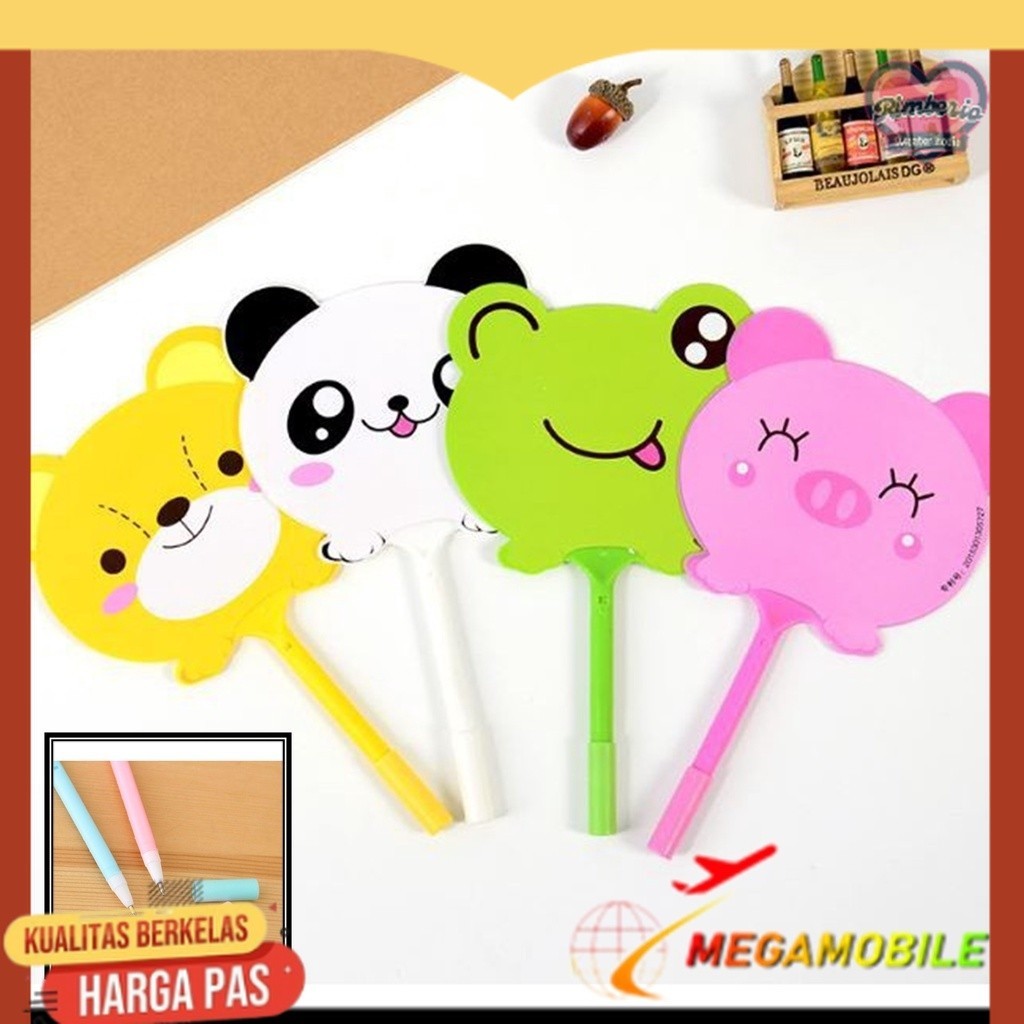 

MM - Pena Kipas Motif Lucu Pena Motif Buah Animal Pulpen Kipas Karakter Pena Kipas Grosir