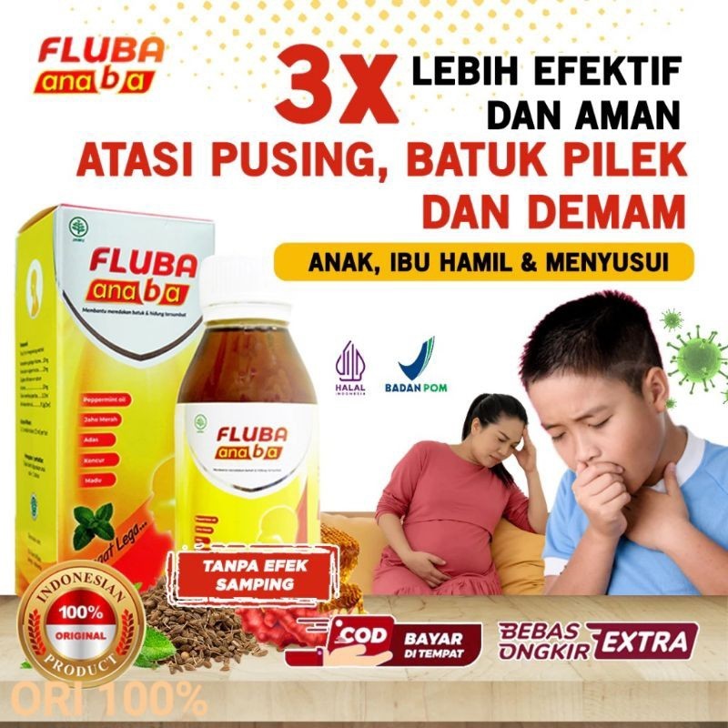 

FLUBA ANABA Legakan Batuk & Flu Untuk Anak & Dewasa | Fluba Anaba Original