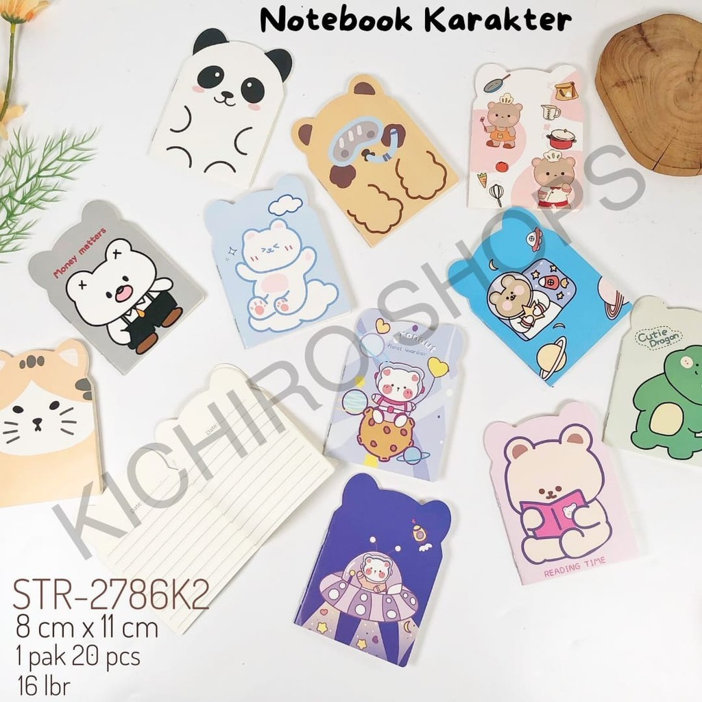 

Alat Tulis Notebook Buku Notes Motif Mix - Kichiro Shops