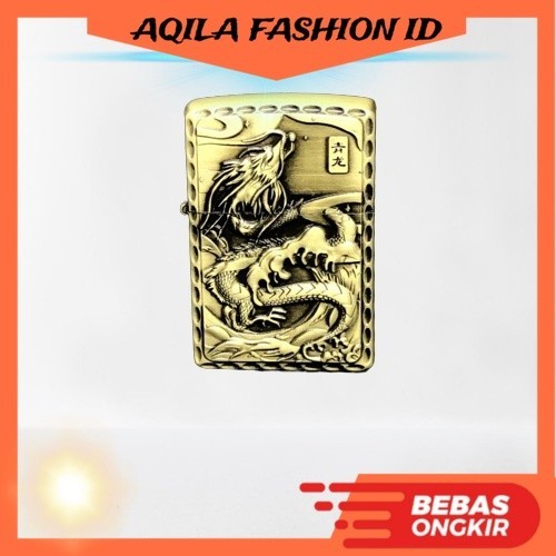 Korek Api Mancis Bara Jiantai Motif Timbul Motif Naga Dragon  Unik