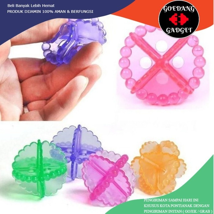 LAUNDRY BALL BESAR BOLA KARET PENCUCI BAJU MESIN CUCI / LAUNDRY BALL BOLA KARET PENCUCI BAJU MESIN C