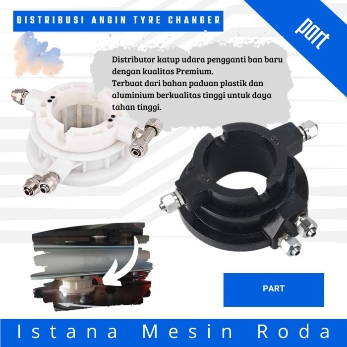 distribusi angin tyre changer/spare part coupler tyre changer