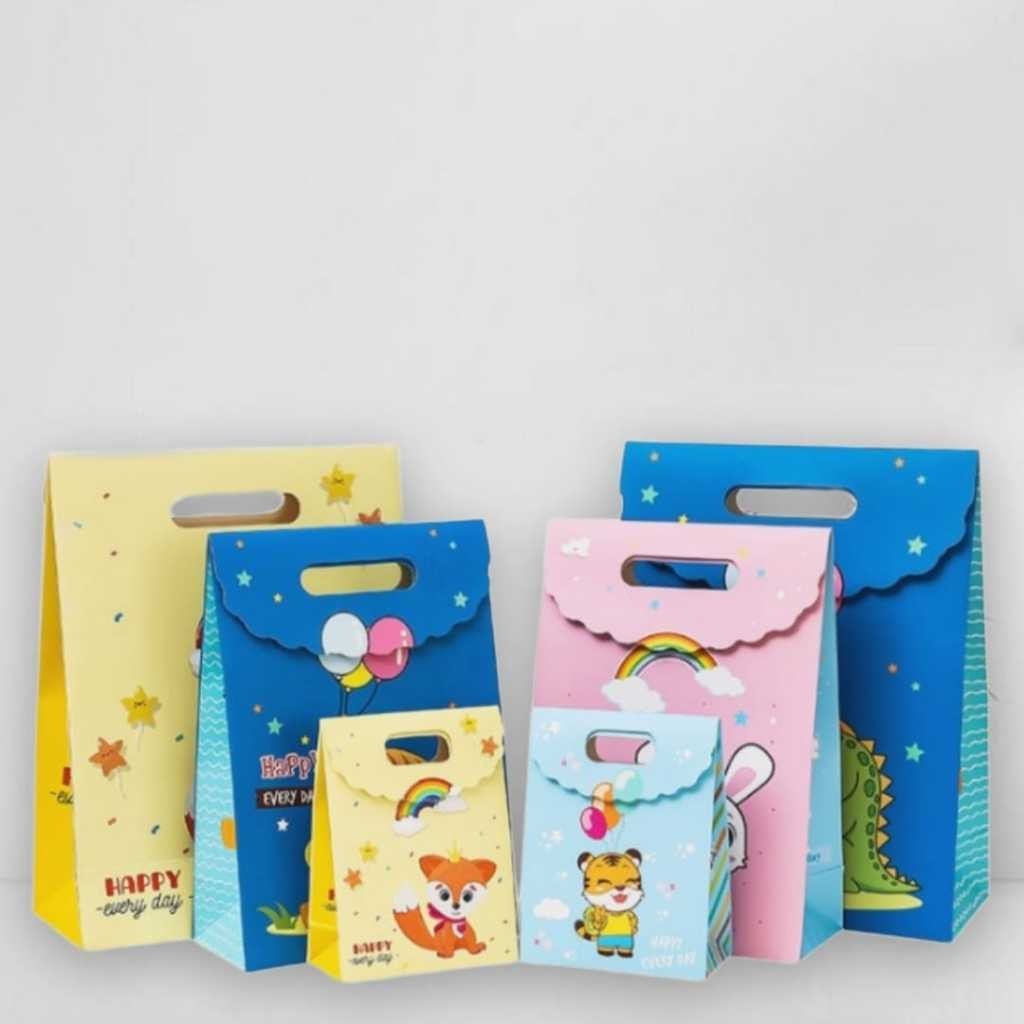 

Goodie Bag Karakter Animal KS 6041 / Tas Ulang Tahun Lucu / Tas Bingkisan Ulang Tahun / Paper Bag Bingkisan / Goodie Bag Lucu Keren