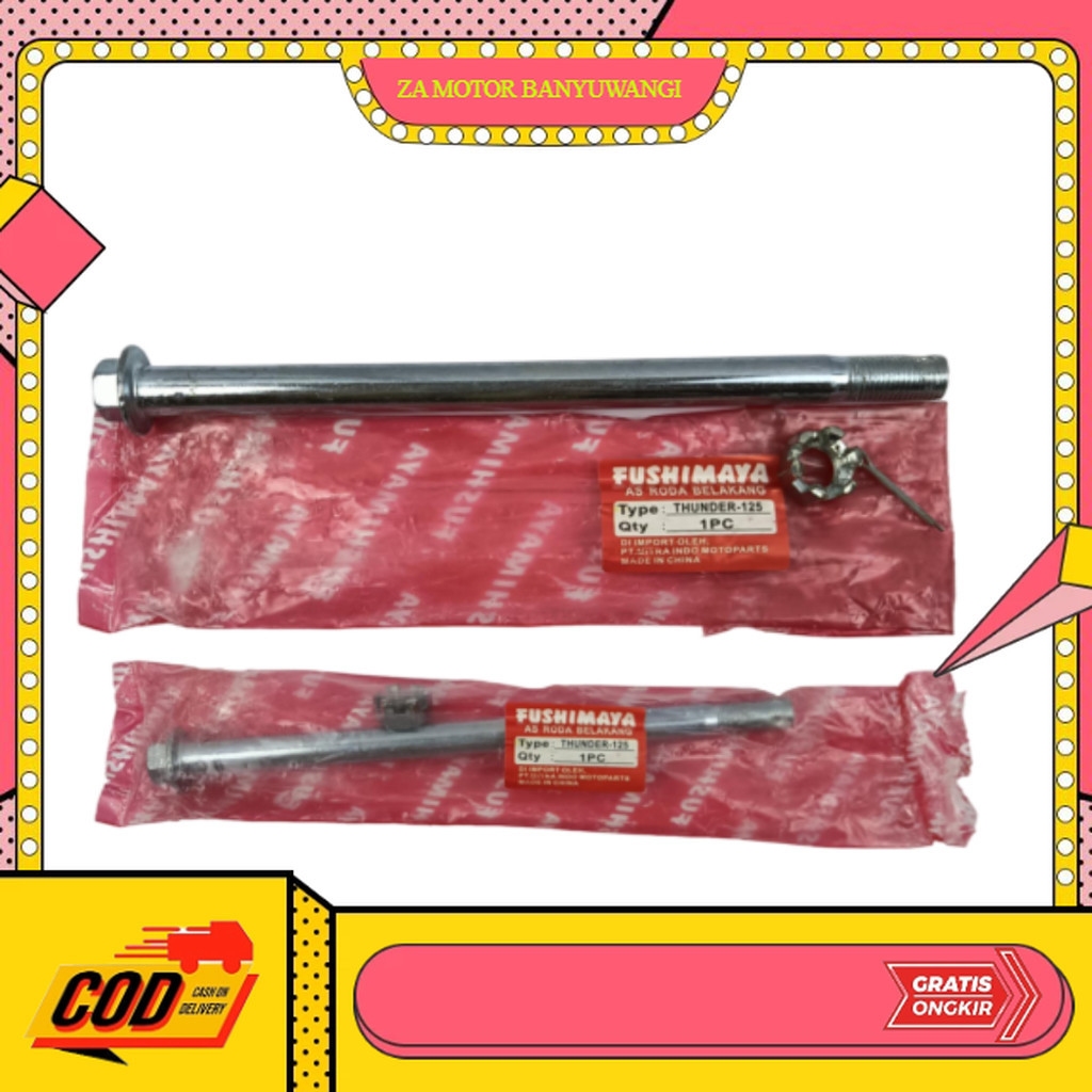 As Roda Belakang Thunder 125 Part motor