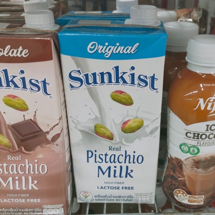 

Sunkist pistachio milk susu original lactose free 1ltr
