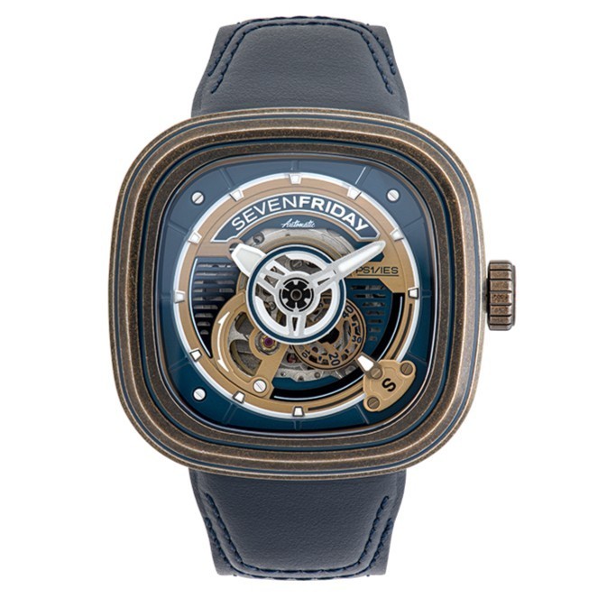 SEVENFRIDAY PS1/04 Official Jam Tangan Automatic YC III Biru Limited