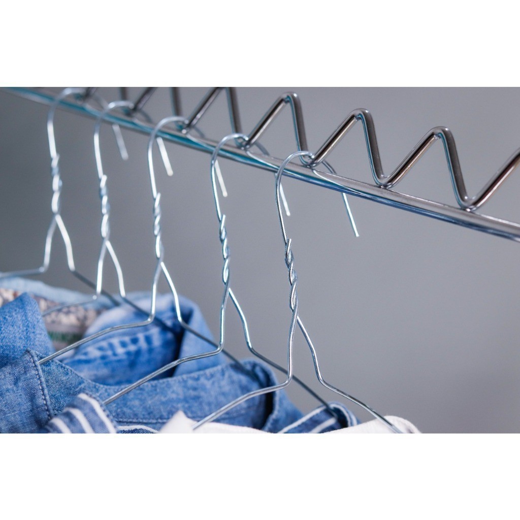 ACEH.NBL 131203 ISI 10 PCS FREE ONGKIR HANGER KAWAT / GANTUNGAN BAJU ANTI KARAT