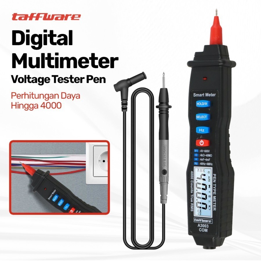 Taffware ANENG Digital Multimeter Voltage Tespen Tester Pen