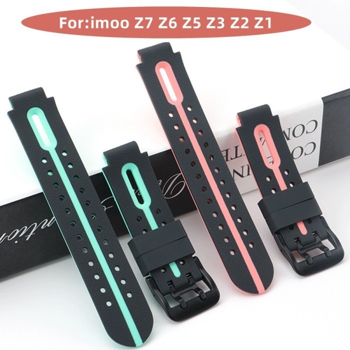 Imoo Z1 Z2 Z3 Z5 Z6 Z7 Rubber Silicone Silikon Strap Tali Jam Tangan Imoo Z1 Z2 Z3 Z5 Z6 Z7