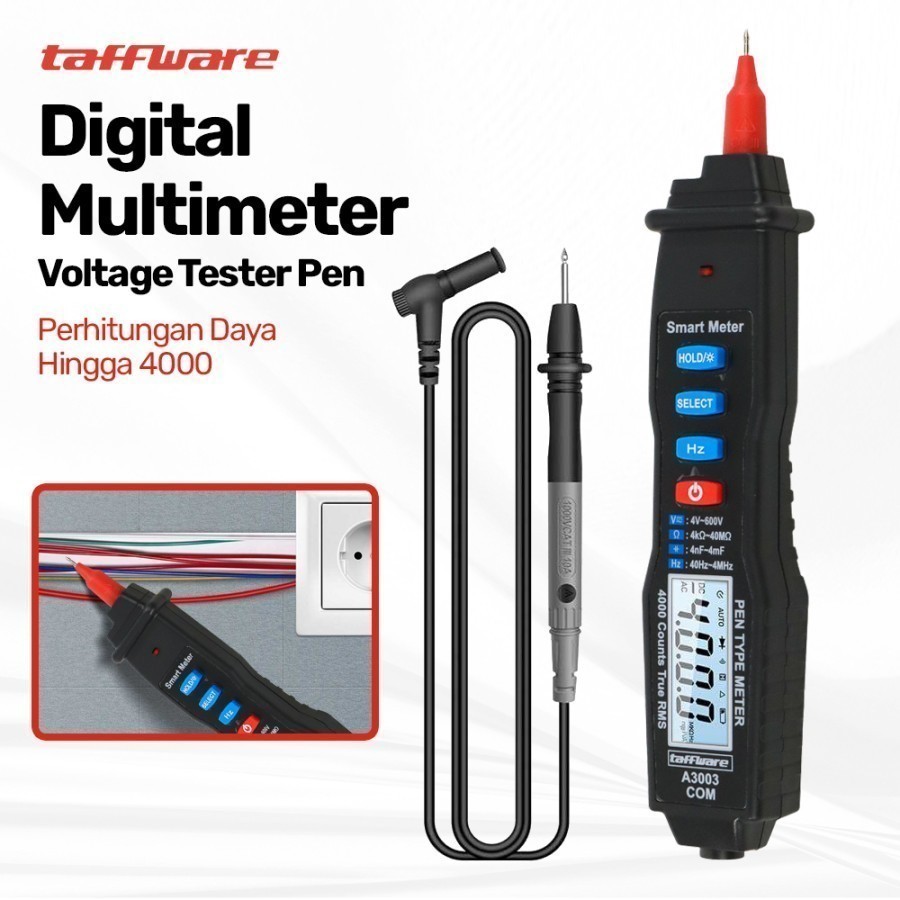 Taffware ANENG Digital Multimeter Voltage Tespen Tester Pen
